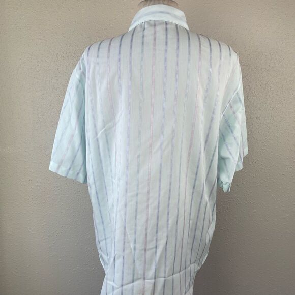 NWOT Vintage Lady Van Heusen Button Down Shirt Size 14 - Picture 3 of 5